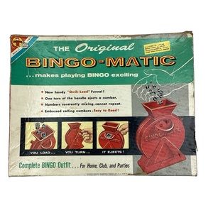 Vintage Transogram The Original Bingo-Matic Game